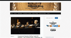 Desktop Screenshot of hobnobblog.com